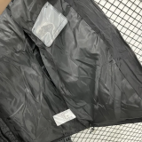 25-26 X9001 AD Black Hooded Cotton Coat #棉衣