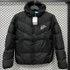 25-26 CV003 NK Black Hooded Cotton Coat #棉衣