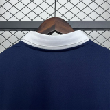 2014 France Home Long Sleeve Retro Soccer Jersey (长袖)