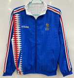 1994 France Blue & White Retro Double Sided Windbreaker (双面风衣)