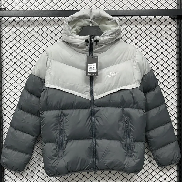 25-26 LT871 NK Gray Hooded Cotton Coat #棉衣