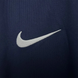 2014 France Home Long Sleeve Retro Soccer Jersey (长袖)