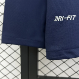 2014 France Home Long Sleeve Retro Soccer Jersey (长袖)
