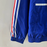 1998 France Blue & White Retro Double Sided Windbreaker (双面风衣)
