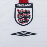 2004 England Home Kids Retro Soccer Jersey