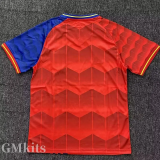 2025 Spain Red Blue Special Edition Fans Soccer Jersey