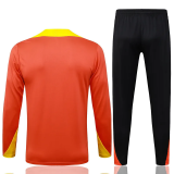 25-26 Brazil Orange Half Pull Tracksuit #B25119(半拉链)