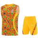 25-26 Ghana Yellow Tank top and shorts suit