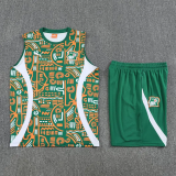 25-26 Ivory Coast Green Tank top and shorts suit