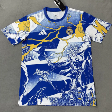 25-26 RMA Bule White Joint Edition Training Shirts 蓝白(漫威)