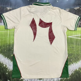25-26 Palestine Beige Training shirts (#17)绿领