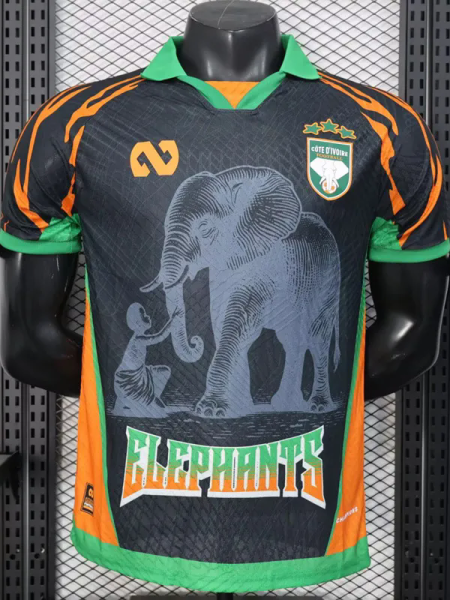 25-26 Ivory Coast Black Special Edition Player Version Soccer Jersey