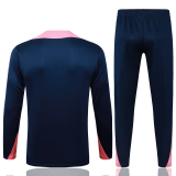 25-26 BAR Royal blue Kids Half Pull Tracksuit #E25173(童装)(半拉链)