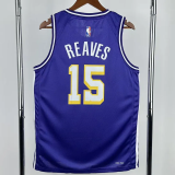 25-26 Lakers REAVES #15 Purple Top Quality Hot Pressing NBA Jersey (Trapeze Edition) 飞人版
