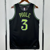 25-26 Pelicans POOLE #3 Black City Edition Top Quality Hot Pressing NBA Jersey