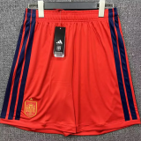 26-27 Spain Home Red Shorts Pants