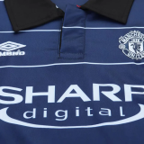 1999-2000 Man Utd Away Kids Retro Soccer Jersey