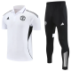 25-26 Man Utd White Short shirts and Long trousers Suit