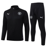 25-26 Man City Black Half Pull Tracksuit #B25133(半拉链)