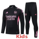 25-26 ARS Black Kids Half Pull Tracksuit #E25187(童装)(半拉链)
