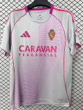 25-26 Zaragoza Pink Fans Soccer Jersey