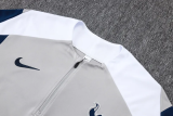 25-26 TOT Light gray Kids Half Pull Tracksuit #E25185(童装)(半拉链)