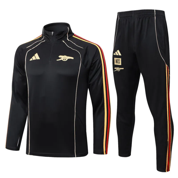 25-26 ARS Black Half Pull Tracksuit #B25113(半拉链)