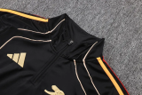 25-26 ARS Black Half Pull Tracksuit #B25113(半拉链)