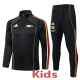 25-26 ARS Black Kids Half Pull Tracksuit #E25178(童装)(半拉链)