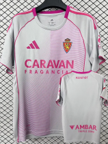 25-26 Zaragoza Pink Fans Soccer Jersey