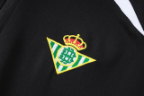 25-26 Real Betis Black Jacket Tracksuit