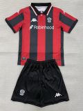 25-26 OGC Nice Home Kids Soccer Jersey