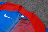 25-26 PSG Blue Red Kids Half Pull Tracksuit #E25188(童装)(半拉链)