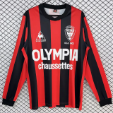 1977-1978 OGC Nice Home Long Sleeve Retro Soccer Jersey (长袖)