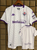25-26 Fiorentina Away Fans Soccer Jersey (广告版)