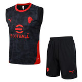 25-26 ACM Black Tank top and shorts suit #D25249