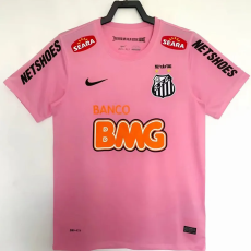 2012-2013 Santos FC Pink Retro Soccer Jersey
