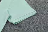 25-26 CHE Light green Short shirts and Long trousers Suit