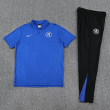 25-26 CHE Fancy blue Short shirts and Long trous