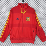 2010 Spain Red Retro Windbreaker