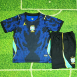 26-27 Brazil Away Kids Soccer Jersey