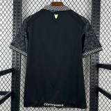 2025 Ecuador Black 100th Anniversary Goalkeeper Soccer Jersey (花图案)