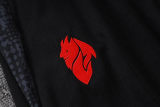 25-26 ACM Black Kids Half Pull Tracksuit #E25198(童装)(半拉链)