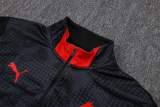 25-26 ACM Black Kids Half Pull Tracksuit #E25198(童装)(半拉链)