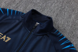 25-26 Napoli Royal blue Kids Jacket Tracksuit #E25201(童装)