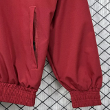 1993-1994 Sevilla White Red Retro Windbreaker