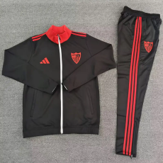 25-26 Sevilla Black Jacket Tracksuit