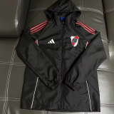 26-27 River Plate Black Windbreaker