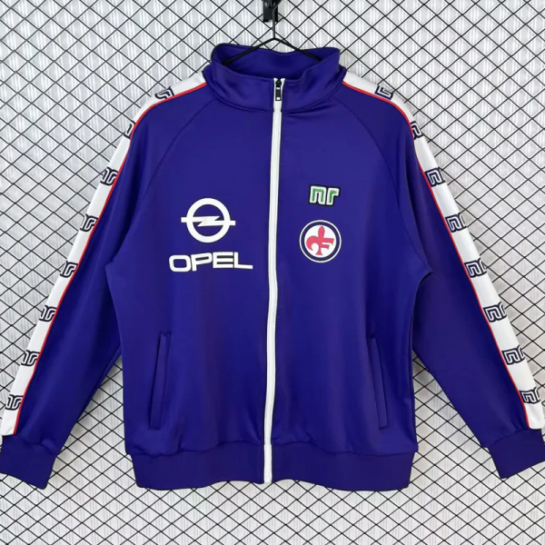 1985-1986 Fiorentina Purple Jacket (OPEL广告)#紫色单夹克