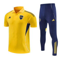 25-26 Boca Juniors Yellow Short shirts and Long trousers Suit